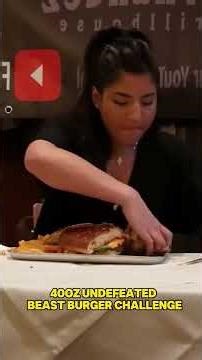 40oz Undefeated Beast Burger Challenge
