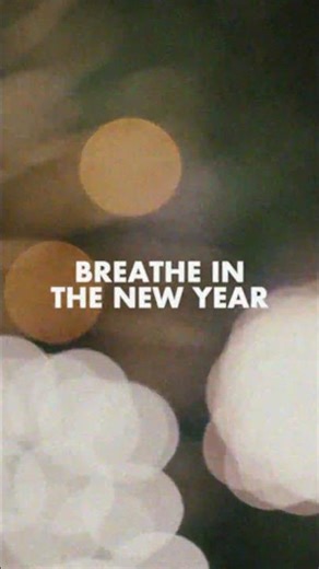 'Breathe' in the new year... 🕯️