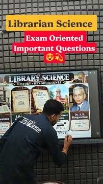Librarian Science Exam Oriented Important Questions 😍💫