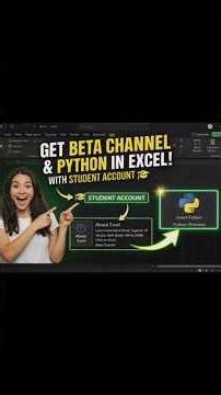 Get Python and Beta Channel in Excel!