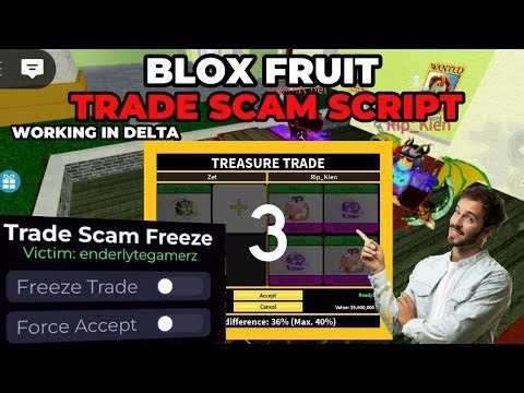 [NEW UPDATED] Blox Fruits Trade Scam Script 😈 Freeze Trade + Force Accept | 100% Working No Key