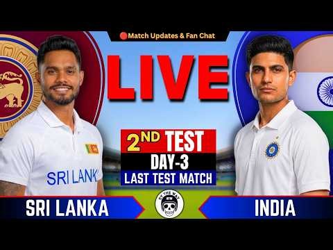 🔴Live: India vs Sri Lanka, 2nd Test Day 3 | Live Cricket Score & commentary | IND vs SL | 2nd inng