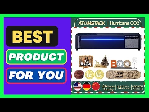 Atomstack Hurricane 55W CO2 Laser Cutting Machine With Air Assist