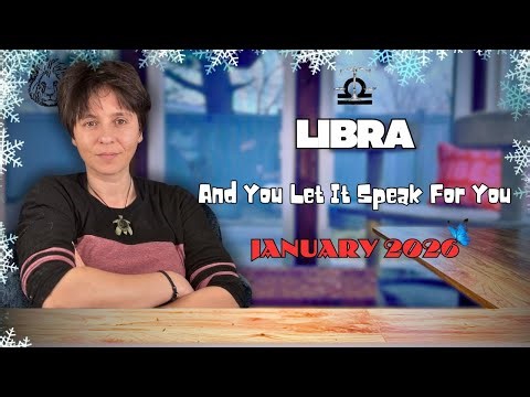 LIBRA ♎︎ JANUARY 2026 - "And You Let It Speak For You" [MONTHLY Reading]