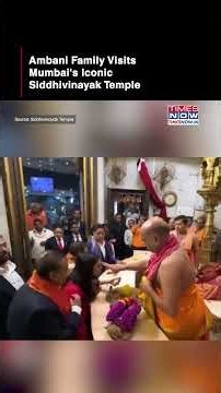 Mukesh, Nita Ambani And Family Offer Prayers At Siddhivinayak After Jio Platforms’ Market Debut