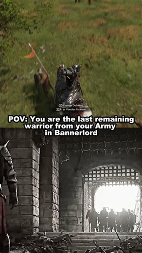 POV: You are the last remaining warrior from your Army in Bannerlord