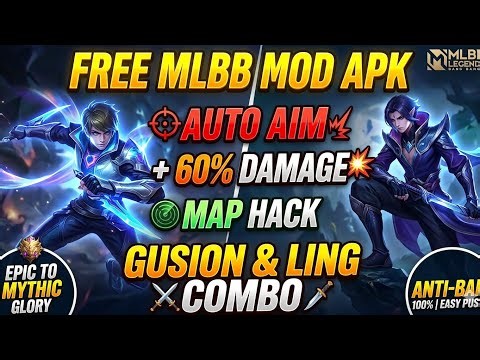 Fastest Gusion & Ling Combo! ⚡ New MLBB Mod APK & Special Scripts