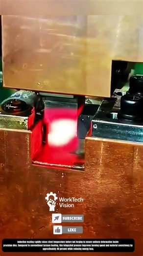 Induction Heating and Precision Hot Forging of Steel Component in Die Press