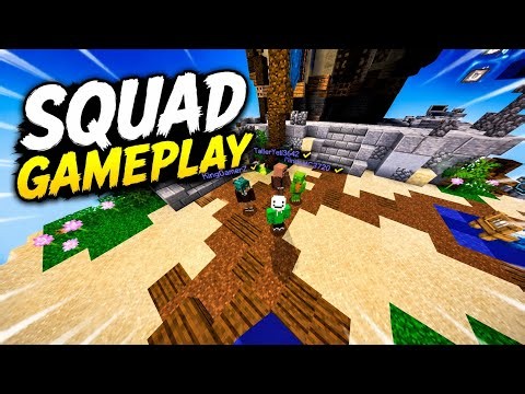Minecraft Bedwars Squad Gameplay With Friends 🔥⚔️ | Funny & OP Moments