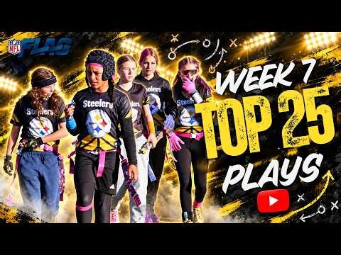 The BEST Youth NFL Flag Football Plays of Week 7! 🏈 | TOP 25