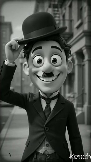 👶🎩 Little Chaplin on the loose! 🎬😂 So funny! 🪵✨ Watch this mini legend waddle! ❤️🔥💯🎉🎥#charliechaplin