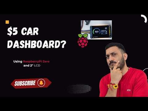 I Built a Custom Car Dashboard with a Raspberry Pi Zero