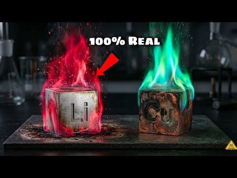 Burning Different Metal chloride in My Lab!