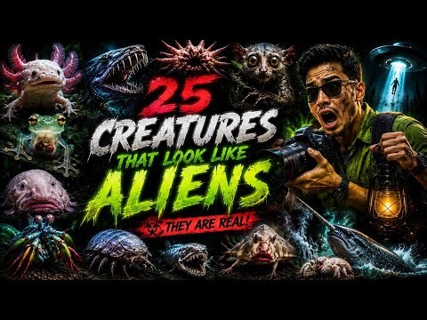 Scientists Can’t Explain These Alien-Like Creatures 👀#Aliens #ScaryCreatures #WeirdAnimals #Creature