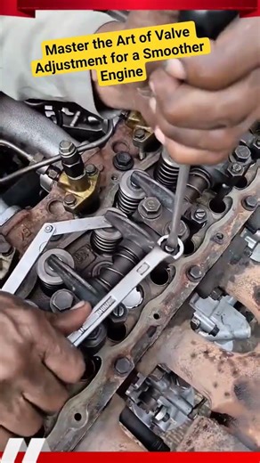 Master the Art of Valve Adjustment for a Smoother Engine #mechanic #tips