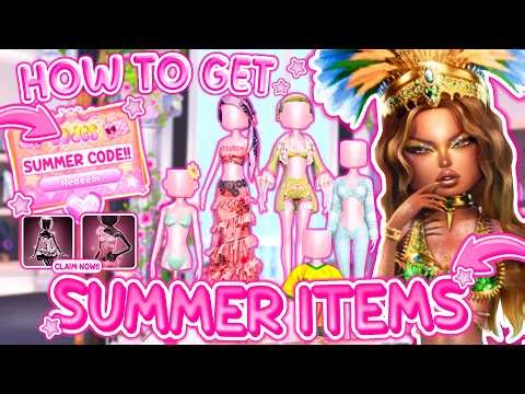 *NEW SUMMER CODES!!* EVERYTHING IN THE NEW DRESS TO IMPRESS SUMMER UPDATE! | Roblox