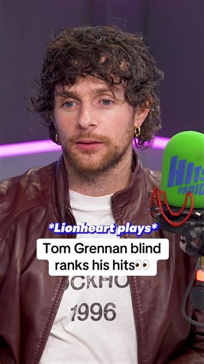 Tom Grennan Blind Ranks His Hits at Hits Radio Live