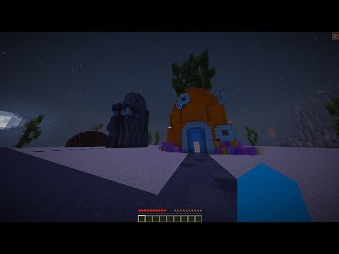 Exploring Bikini Bottom (SpongeBob Map) in Minecraft
