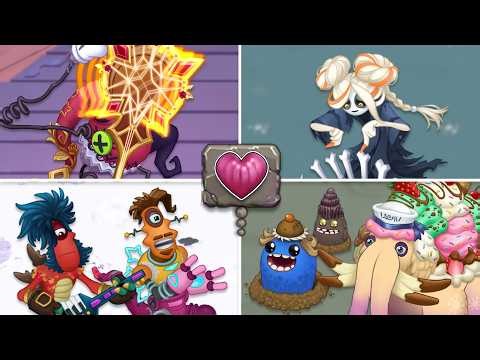 STRingmaster, bb$quad, Epic Withur, NEW Dipsters - All Animations & Breeding (My Singing Monsters)