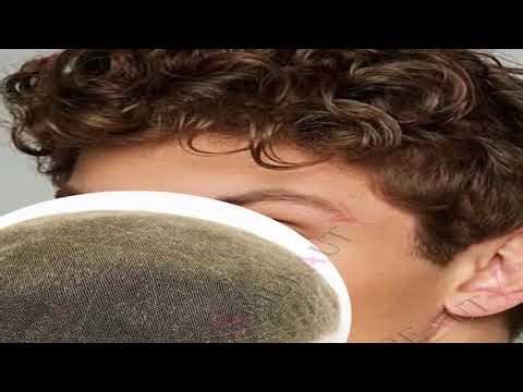 Ash Blonde 25mm Curly Durable Full Mesh Swiss Lace Men Toupee Male Grey Brown 100% Human Hair