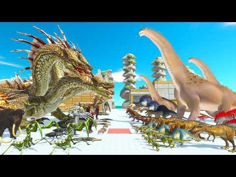 Animal Arena | Dinosaurs vs Fantasy & Infernals - Animal Revolt Battle Simulator