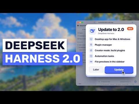 Deepseek Harness 2.0 (Desktop App, Creator Mode): RIP Codex! The BEST OPEN Harness YET!?