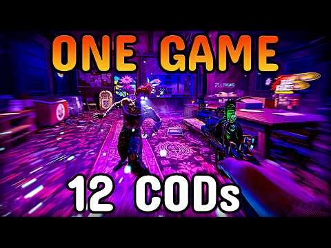 Playing 12 DIFFERENT CoD Zombies Games on Black Ops 3!