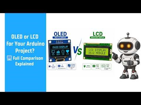 OLED or LCD for Your Arduino Project? 🖥️ | Full Comparison Explained | Robotics Hardware