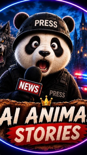 Giant Robot Attacks the City… Panda Reports LIVE 🐼🤖 #shorts