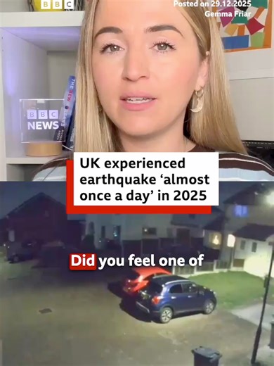 The British Geological Survey says people in the UK only hear or feel about 20 or 30 earthquakes each year - but did you notice one? #Earthquake #Earthquakes #News #BBCNews