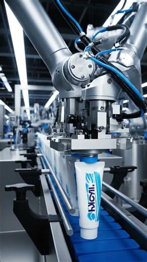 Inside Toothpaste Factory