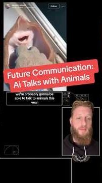 Future Communication: Ai Talks with Animlas #Technology #Animals