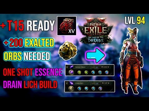 (0.4) ED + Contagion (LVL 94//200 Exalts) Lich Endgame Build Guide (T15 ready) // Path of Exile 2 //