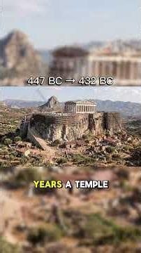 What happened to the original Parthenon? #acropolis #history