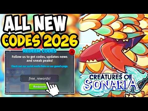 *NEW UPDATE* ALL WORKING CODES FOR CREATURES OF SONARIA IN 2026! ROBLOX CREATURES OF SONARIA CODES