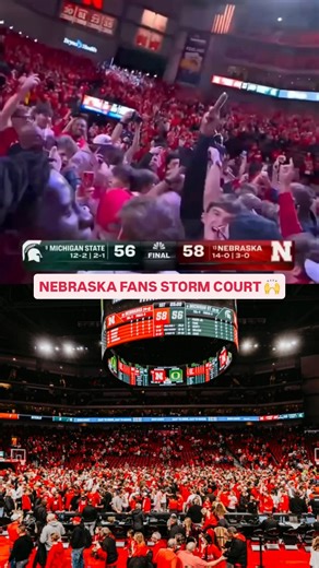 No. 13 Nebraska’s historic start added a signature win over No. 9 Michigan State on Friday night 🎉 | Big Ten Network