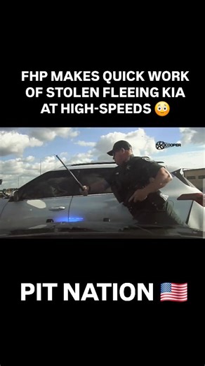 Pit Nation on Instagram: "Florida Highway Patrol Chases STOLEN Kia at High-Speeds Cutting through Traffic - PIT Manuver ENDS Chase and Suspect is quickly PIT into Custody 🚔🇺🇲 Incident Report: On September 30, 2025, at approximately 4:44 p.m., I, Trooper Schiera with the Florida Highway Patrol, was on patrol stationary on the grass median of Interstate 75 (SR 93) near MM167 when I received a Be On the Look Out (BOLO) for a stolen vehicle (white Kia Seltos) traveling south on SR 93 passing MM19