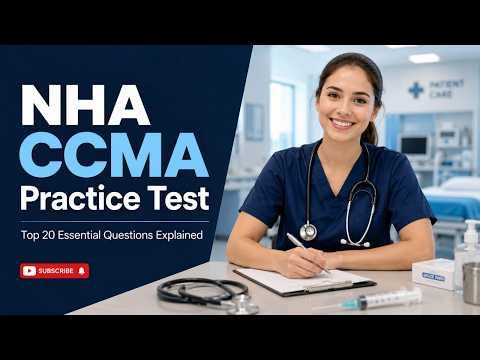 NHA CMMA Practice Test 2026| 2026 Complete Guide #studytips #medicalstudent #ccma