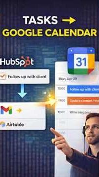 Sync HubSpot tasks to Google Calendar