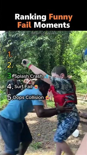 Ranking Funny Fail Moments #shorts