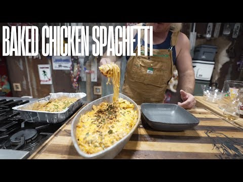 Baked Chicken Spaghetti Perfection