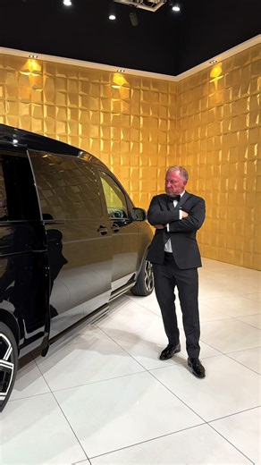 Mercedes V300d Extralong VIP by Franken Autodesign — Customized Brown Interior