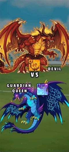 DEVIL vs GUARDIANQUEEN ⚔️ Who Wins? Dynamons World Epic Battle!