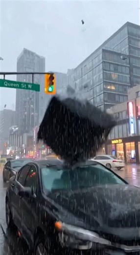 TVs and computers falling from the sky… nothing feels real 😳💻