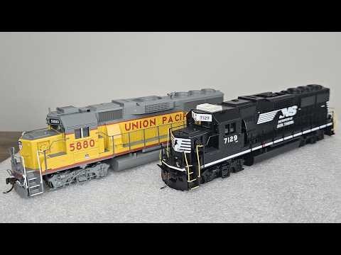 Factory Sample Review: Athearn GP60 Union Pacific & Norfolk Southern w/Econami DCC & Sound HO Scale
