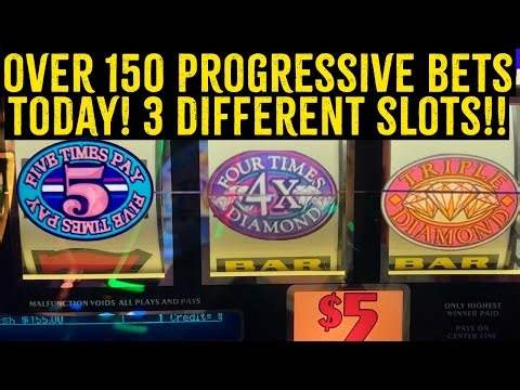 $400 Into Triple Double Diamond, 4X Diamonds & 5X Pay Red White & Blue! Progressive Bets Up To $15!