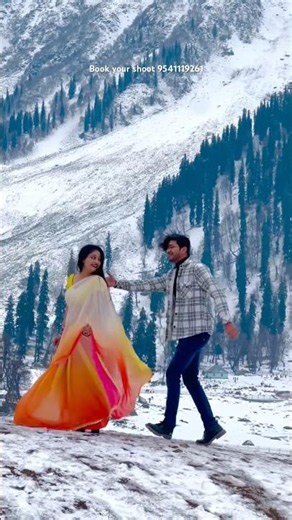 Live snowfall in Kashmir 🔥❤️❤️#jannatkashmir #mountains #pahalgam #travel #nature #couplevlogs