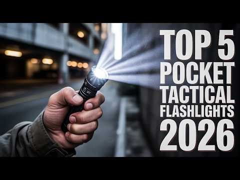 Top 5 Best Pocket Tactical Flashlight 2026!