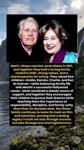 Martin Sheen and Janet Sheen: A Love That Lasted Over 60 Years ❤️🎬