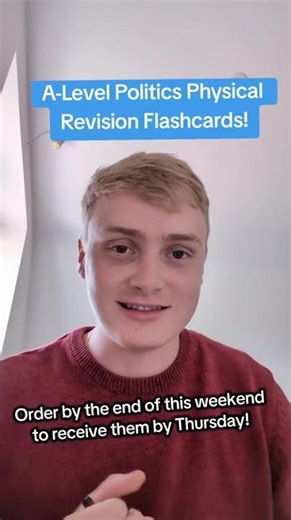 💡A-Level Politics Revision Flashcards!